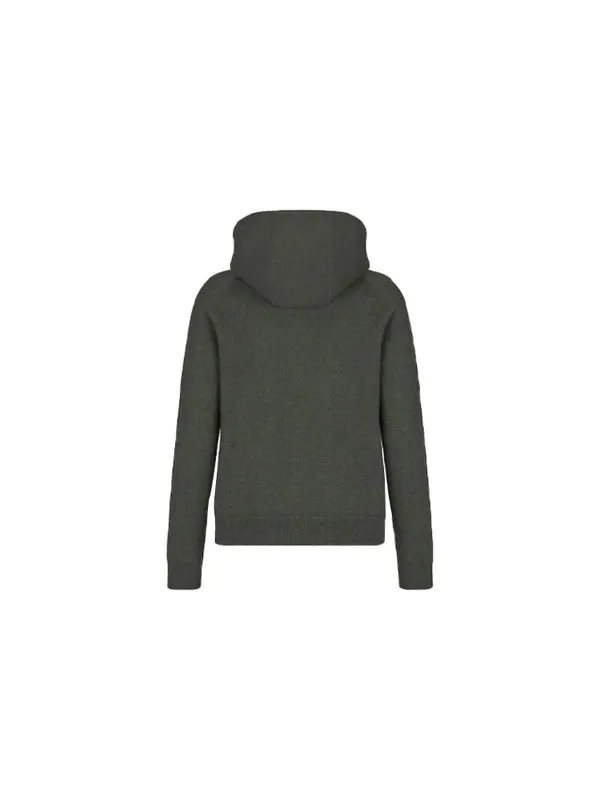 Толстовка men's ss22 cashmere blend knit material hooded sports olive Dior — изображение 2 из 4, бежевый