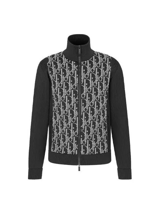 Куртка embroidered logo cashmere plain crewneck pullover sweater for men navy Dior