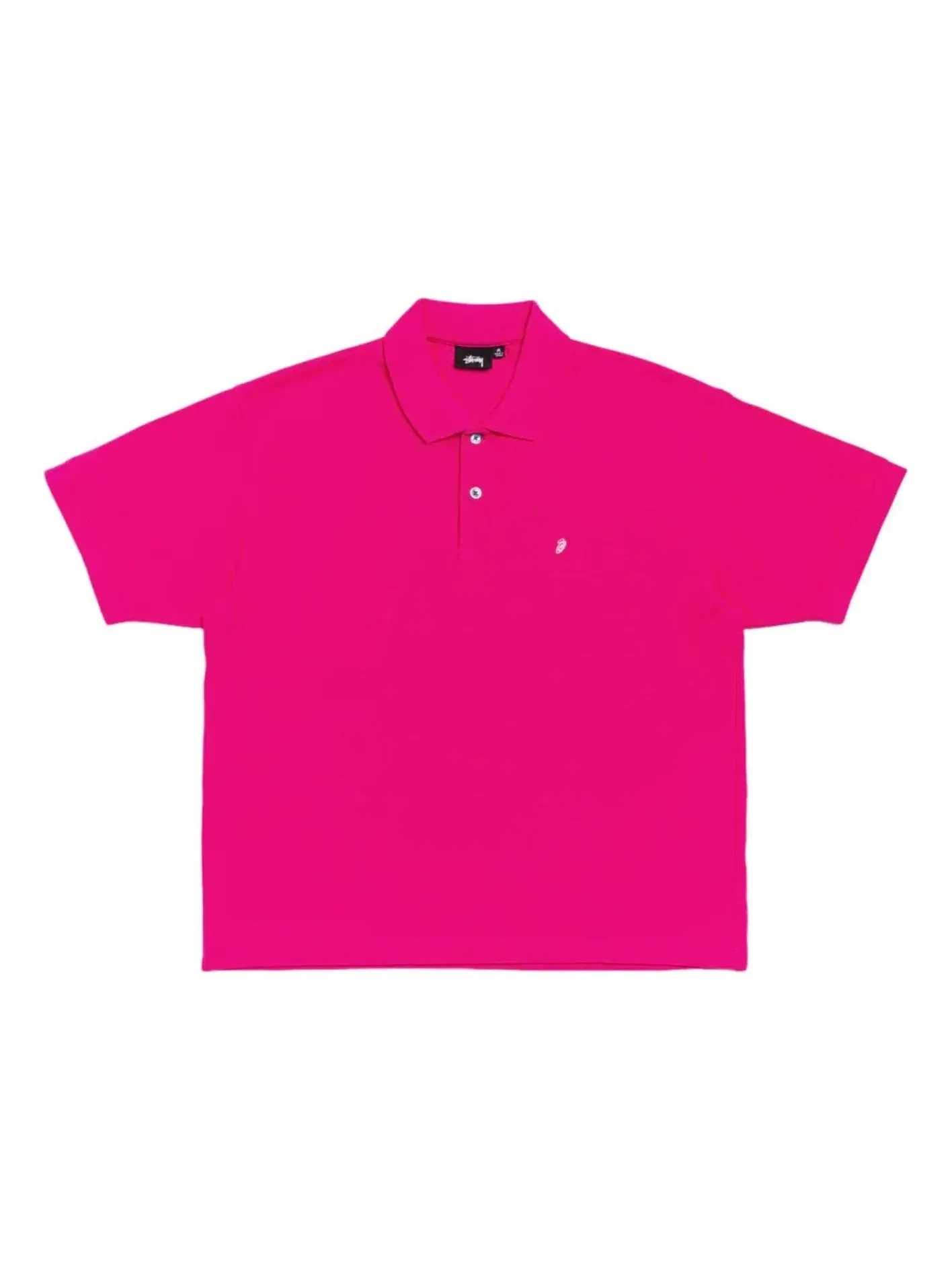 Мужское поло из пике Stussy Classic Pique Polo — изображение 1 из 2, розовый