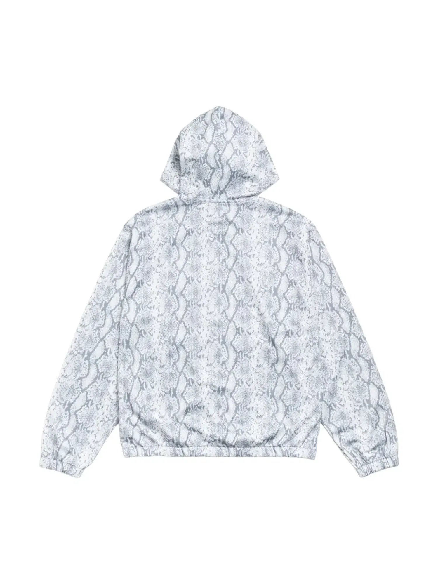 Мужское худи с принтом Stussy Athletic Mesh Zip Hoodie 'Snake' — изображение 2 из 2, белый