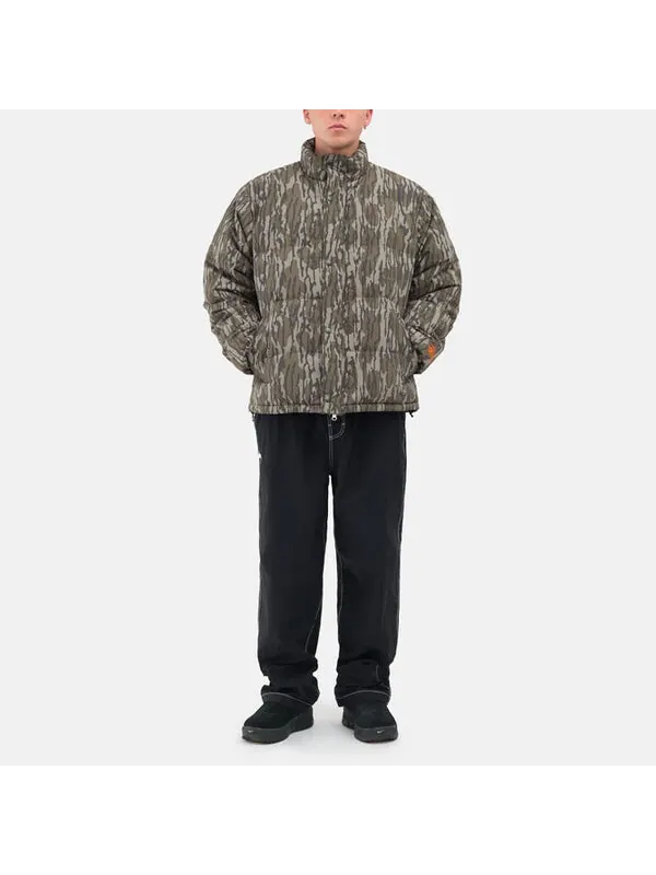 Куртка mossy oak down puffer jacket 'green' Stussy — изображение 3 из 3, зеленый