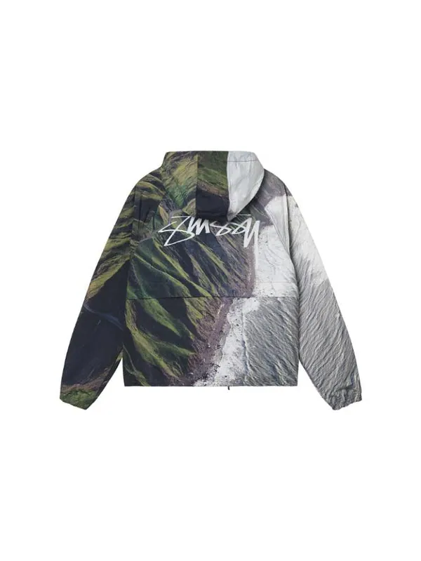 Куртка coastline beach shell 'multicolor' Stussy — изображение 2 из 4, мульти