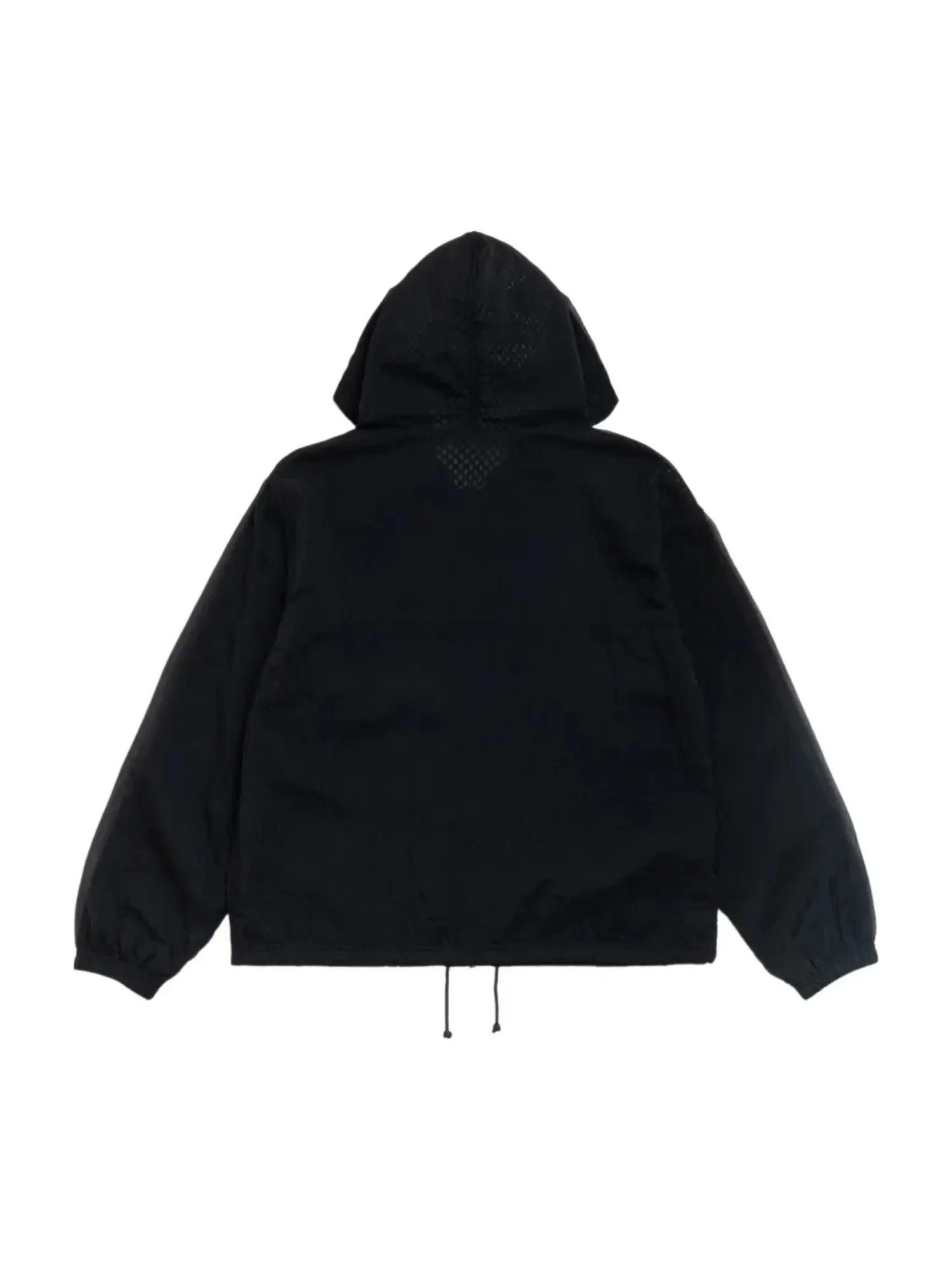 Мужская куртка с сетчатым слоем Stussy Layered Mesh Hooded Jacket — изображение 2 из 4, черный