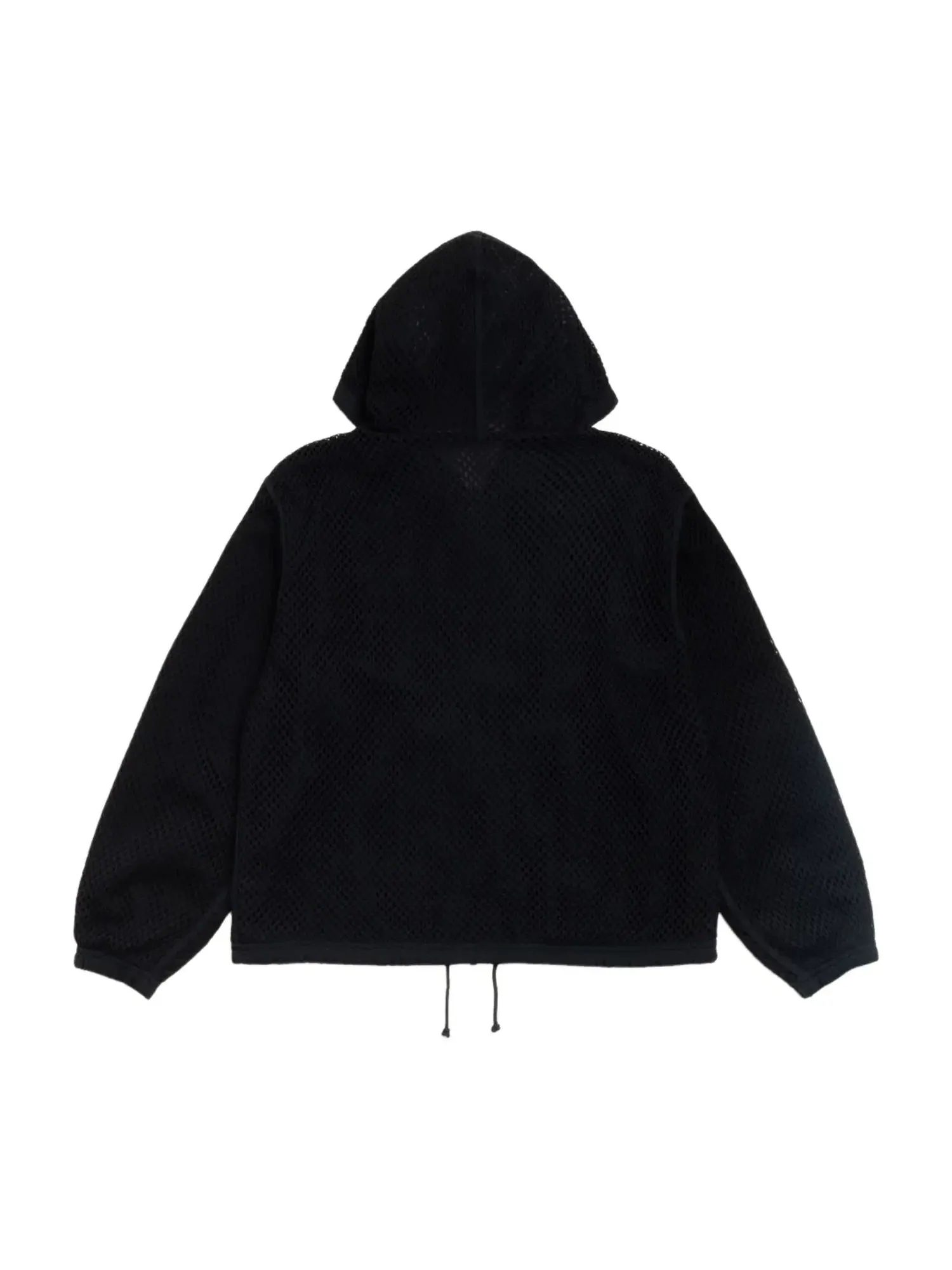 Мужская куртка с сетчатым слоем Stussy Layered Mesh Hooded Jacket — изображение 4 из 4, черный
