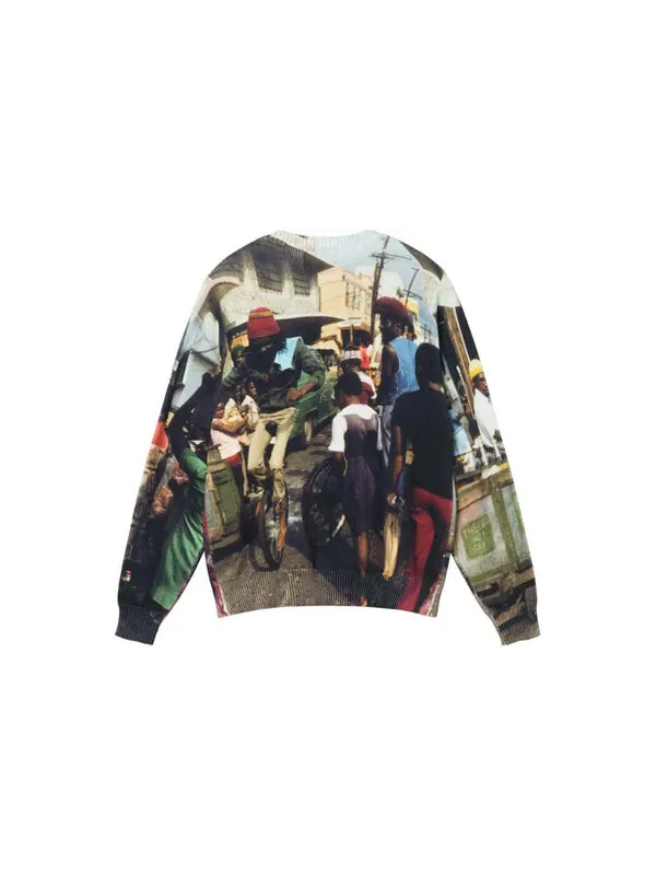 Свитер peter tosh print sweater 'multicolor' Stussy — изображение 2 из 4, мульти