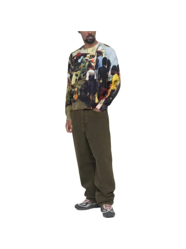 Свитер peter tosh print sweater 'multicolor' Stussy — изображение 3 из 4, мульти