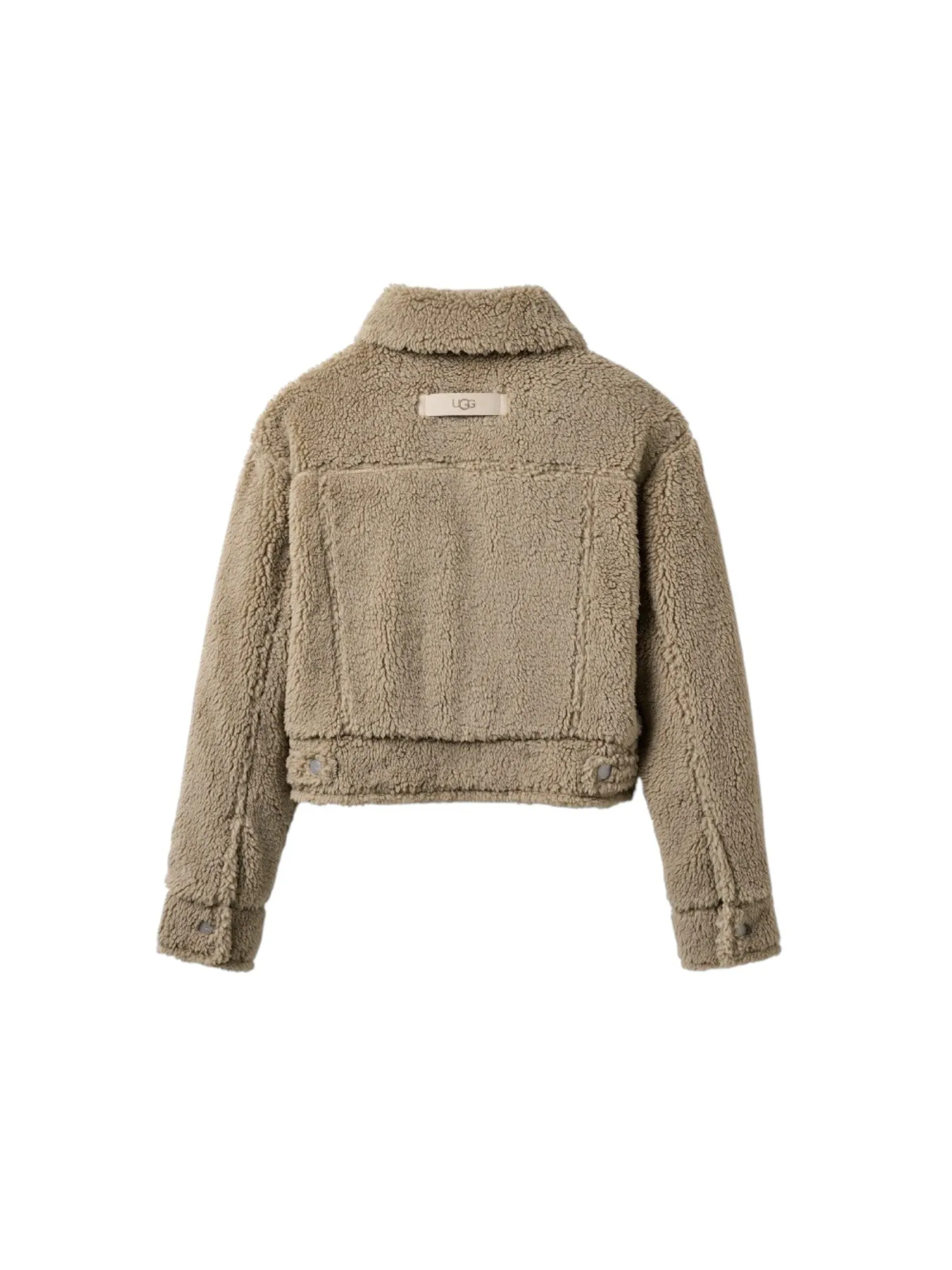 (WMNS) Короткая куртка-тракер UGG Frankie 'Cobblestone' — изображение 2 из 2, булыжник серый