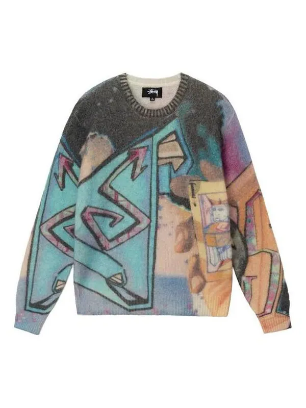 Свитер goldie sweater 'muticolor' Stussy — изображение 1 из 4, мульти