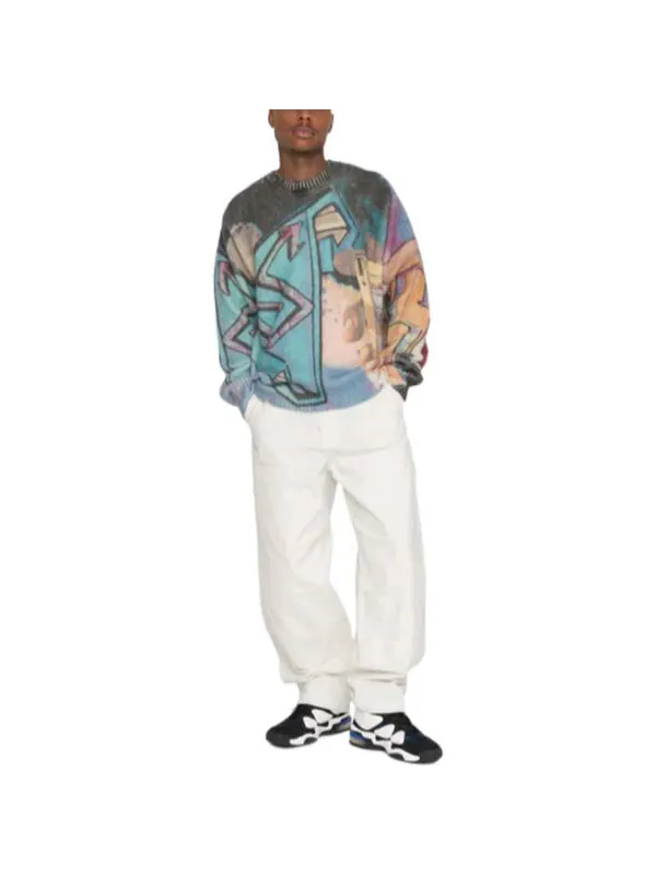 Свитер goldie sweater 'muticolor' Stussy — изображение 3 из 4, мульти