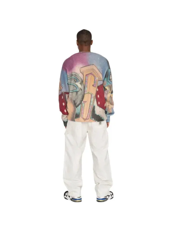 Свитер goldie sweater 'muticolor' Stussy — изображение 4 из 4, мульти
