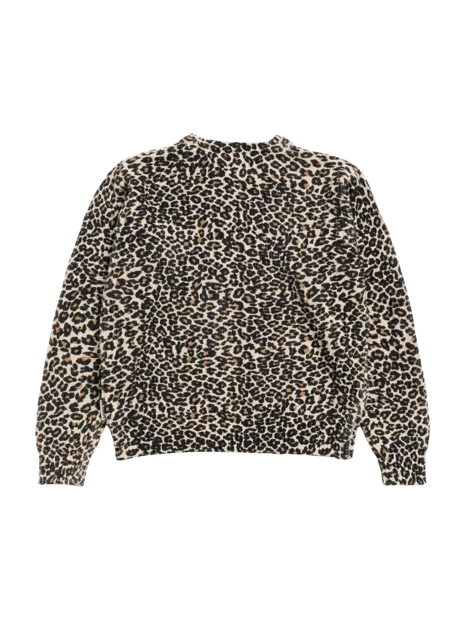 Свитер Stussy с леопардовым принтом 'Leopard' 117287-LEOP — изображение 2 из 2, коричневый