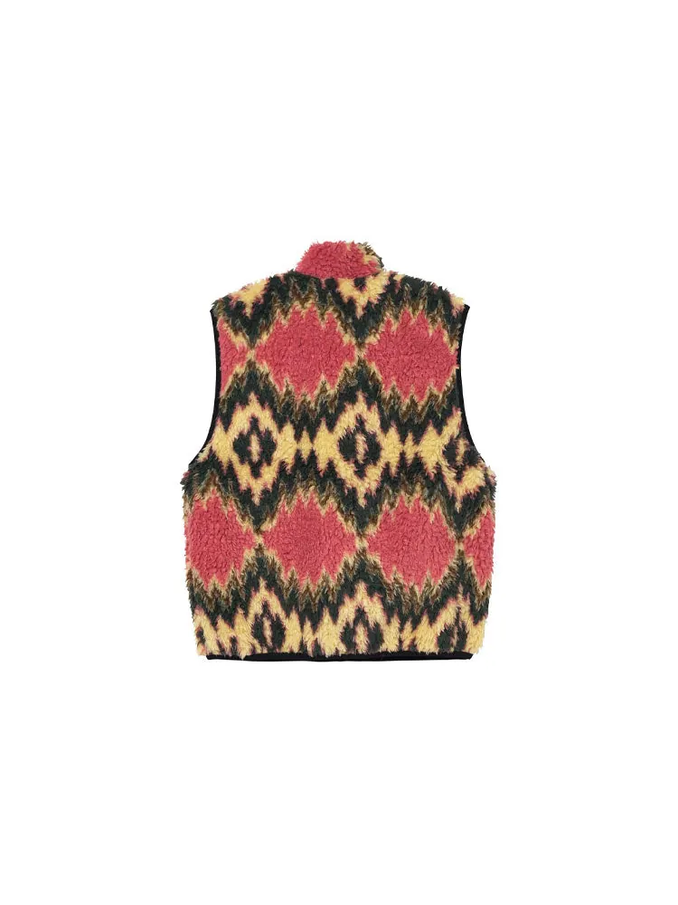 Жилет Stussy Fillmore Sherpa Vest 'Mustard' — изображение 2 из 3, мульти