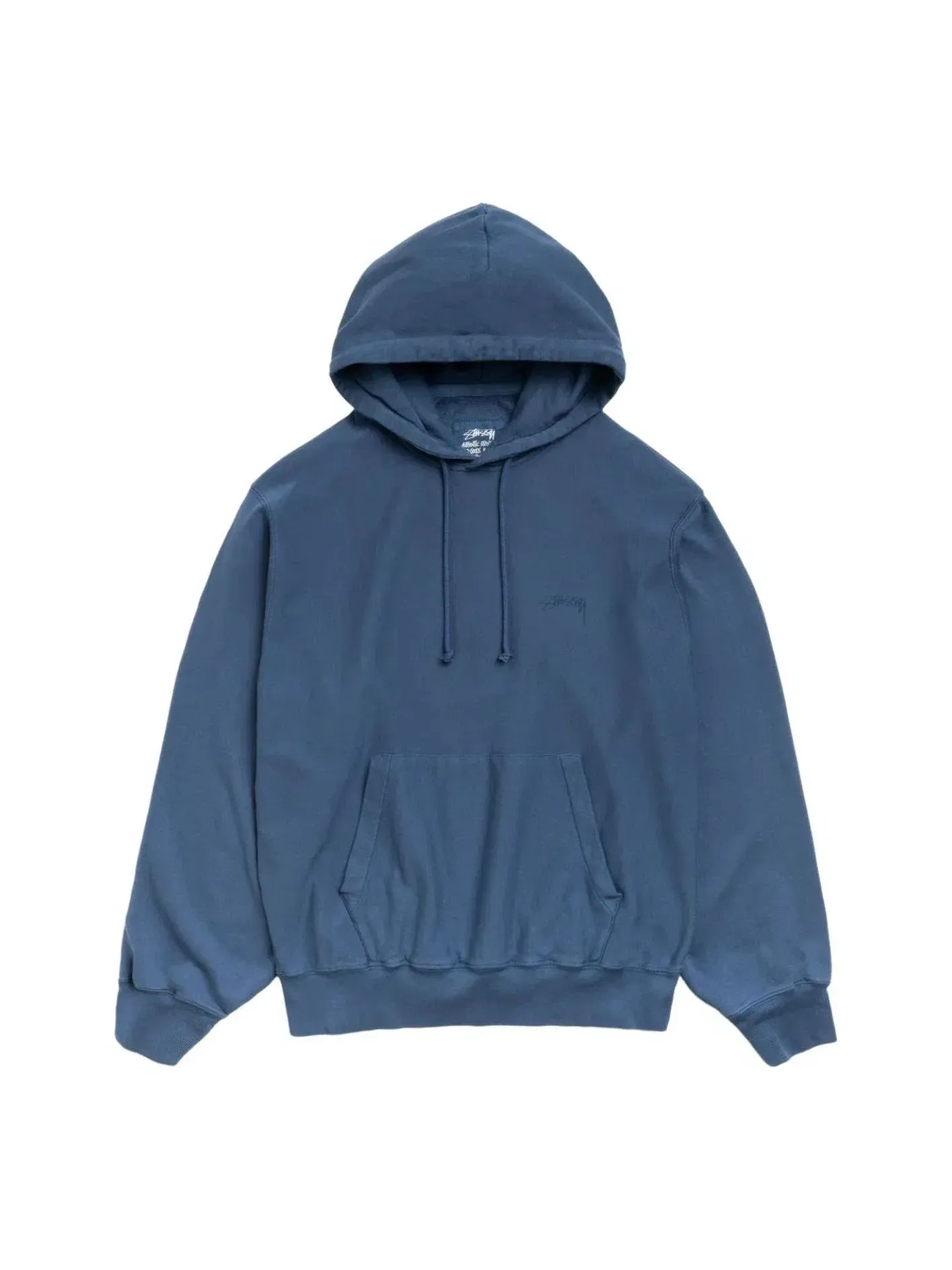 Мужское худи с длинным рукавом Stussy Lightweight Terry Hoodie — изображение 1 из 2, синий