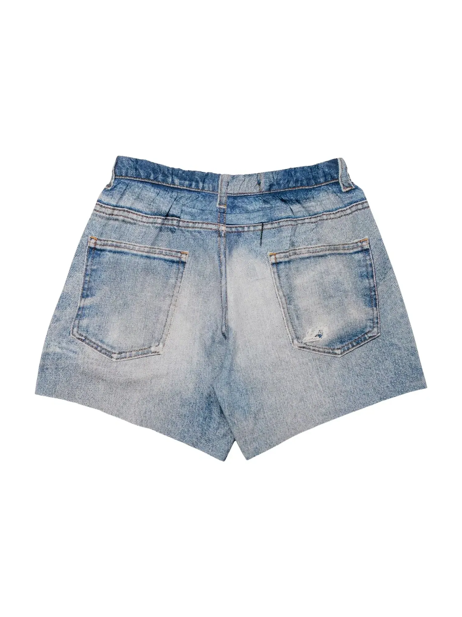 Мужские шорты с принтом Satisfy PeaceShell 5 Unlined Shorts Digital Denim — изображение 2 из 4, синий