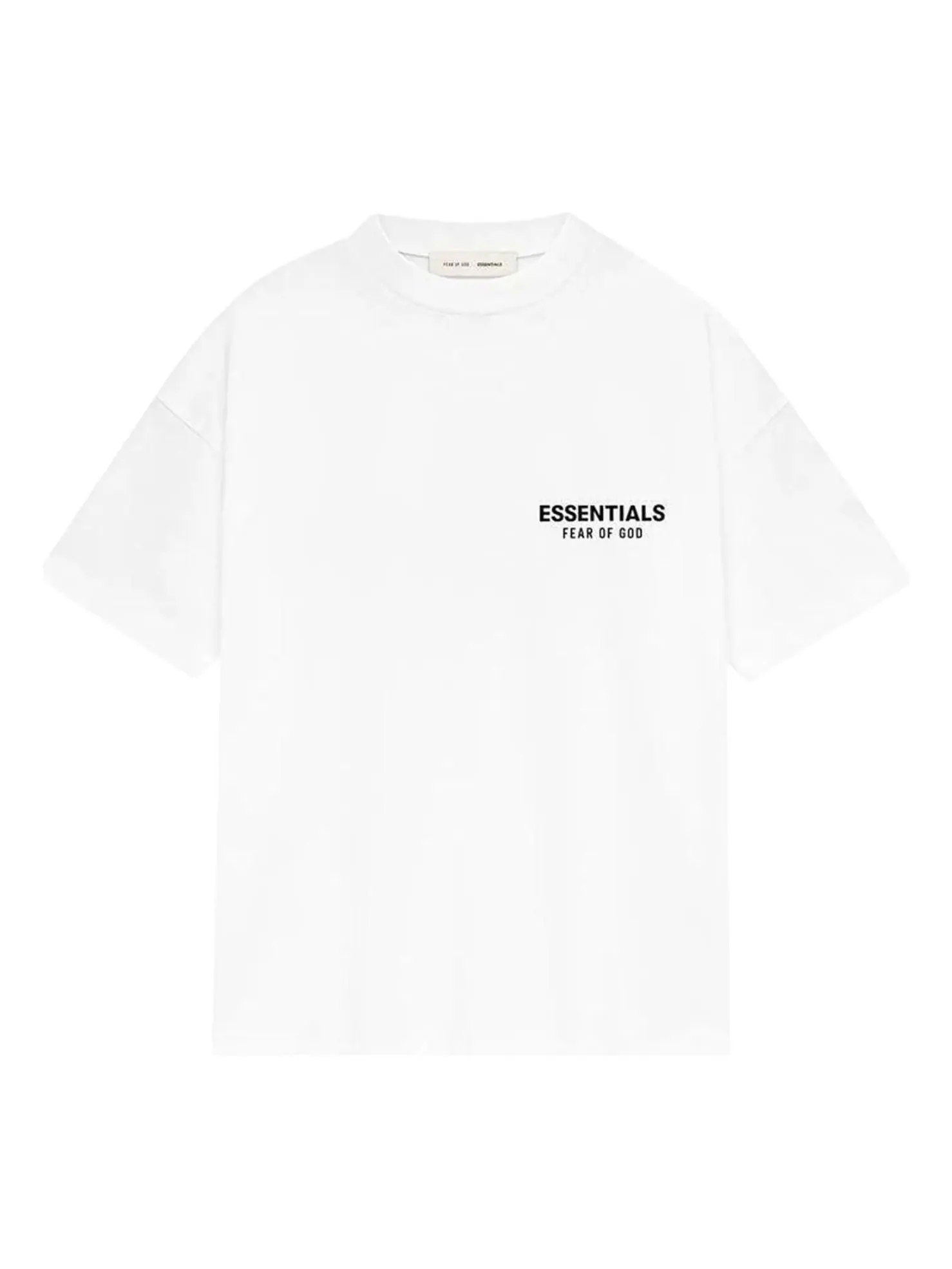 Футболка Fear of God Essentials Classic Fit T-Shirt 'Bright White' — изображение 1 из 2, белый