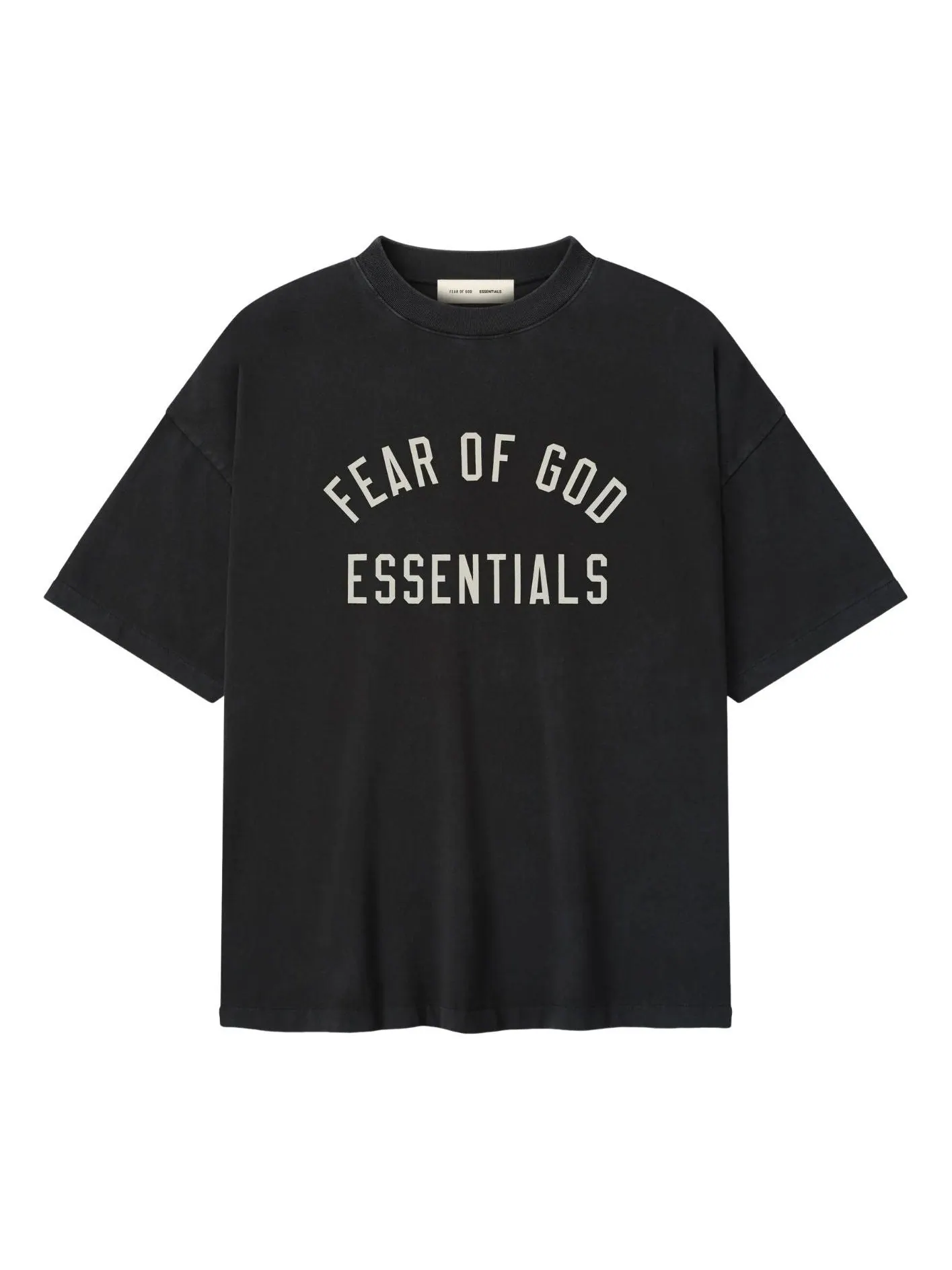 Футболка с коротким рукавом Fear of God Essentials 90-х годов — изображение 1 из 2, винтажный черный