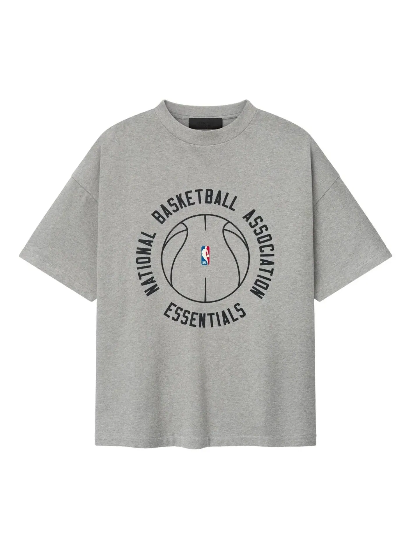 Футболка Fear of God Essentials x NBA X Barkley Hendricks 90-х годов — изображение 1 из 2, серый