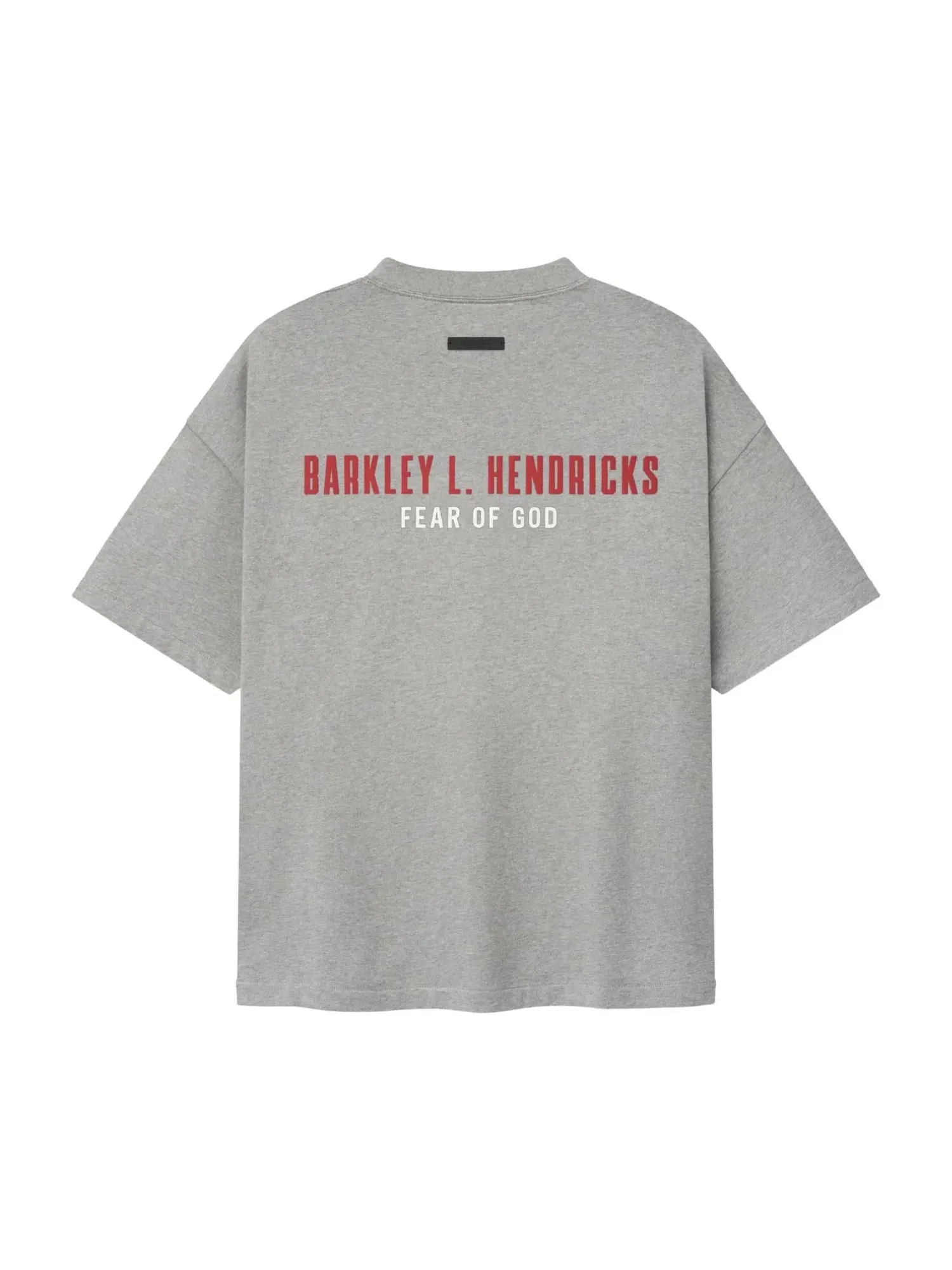 Футболка Fear of God Essentials x NBA X Barkley Hendricks 90-х годов — изображение 2 из 2, серый