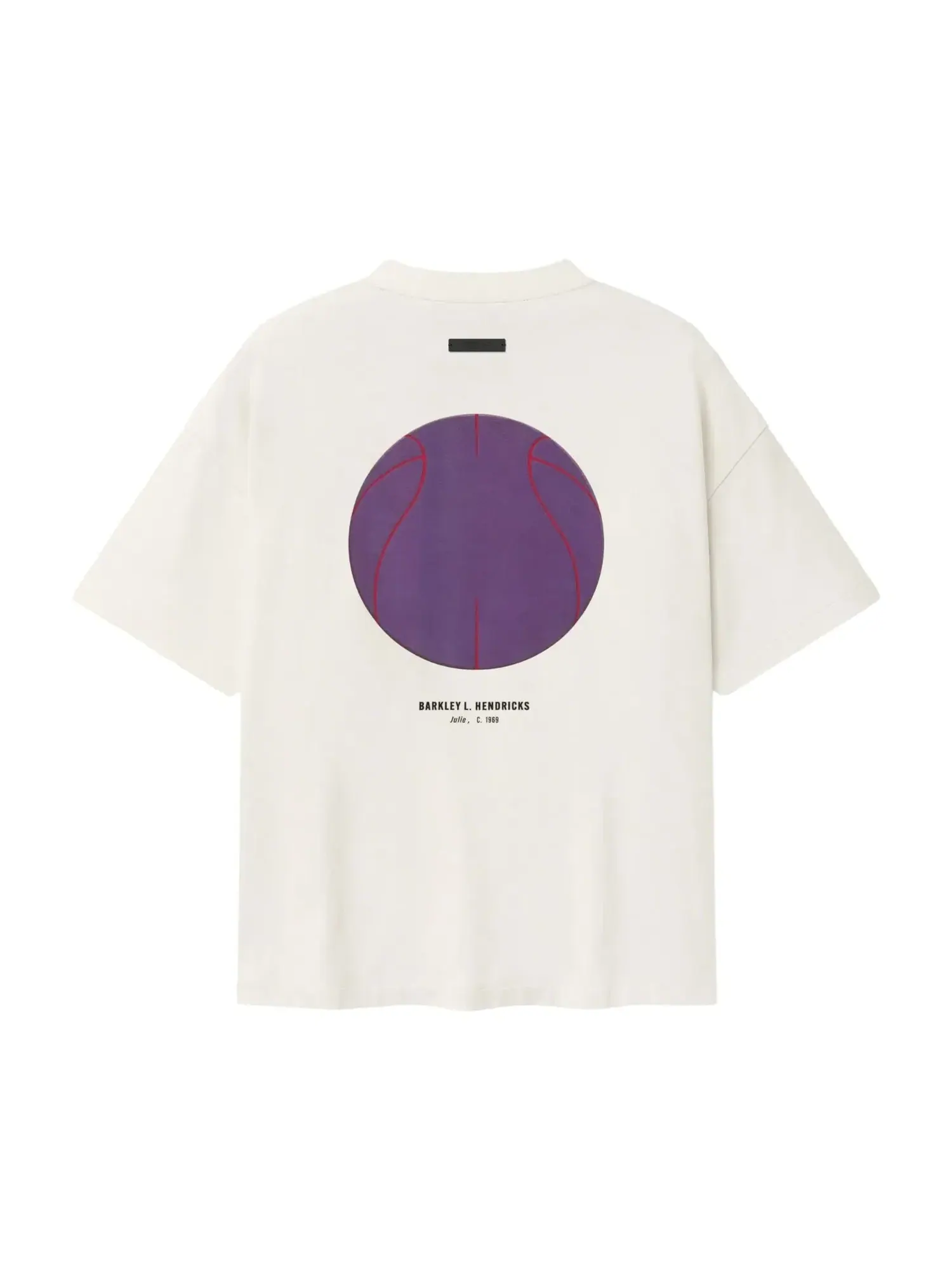Футболка Fear of God Essentials x Lakers x Barkley Hendricks 90-х годов — изображение 2 из 2, белый