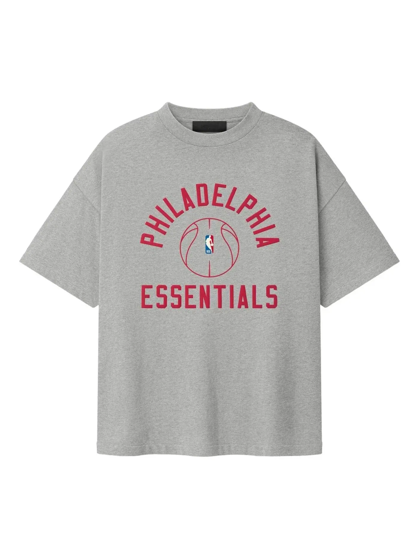 Футболка Fear of God Essentials x Sixers x Barkley Hendricks 90-х годов — изображение 1 из 2, серый