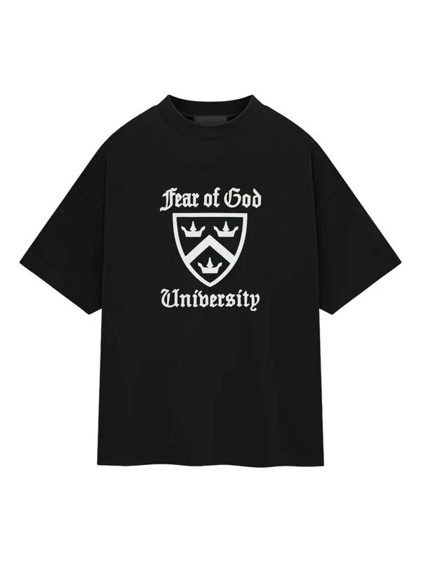 Футболка ss25 heavy t-shirt Fear Of God Essentials — изображение 1 из 2, черный