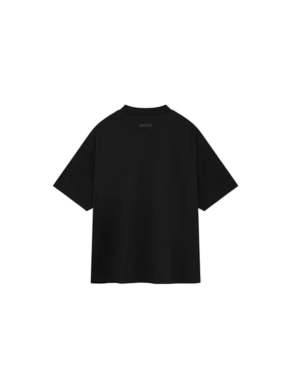 Футболка ss25 heavy t-shirt Fear Of God Essentials — изображение 2 из 2, черный