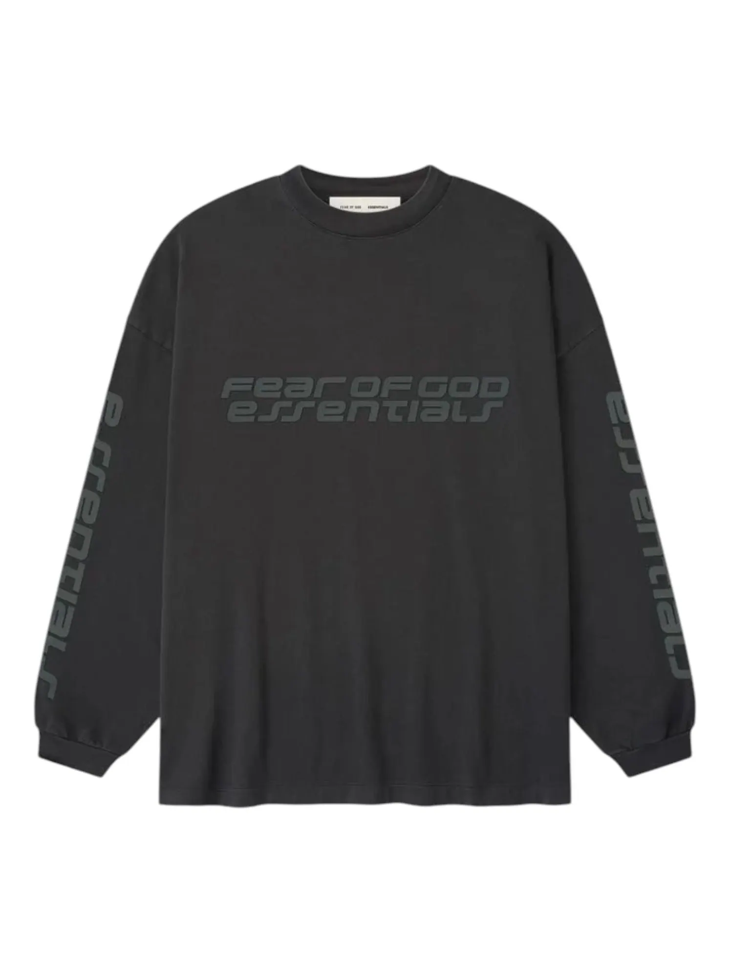 Футболка с длинным рукавом Fear of God Essentials 90-х годов — изображение 1 из 2, винтажный черный
