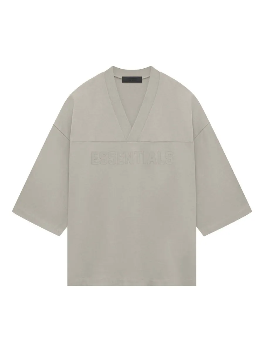 Футболка Fear of God Essentials SS24 Heavy Jersey Football T-shirt 'Seal' — изображение 1 из 2, серый