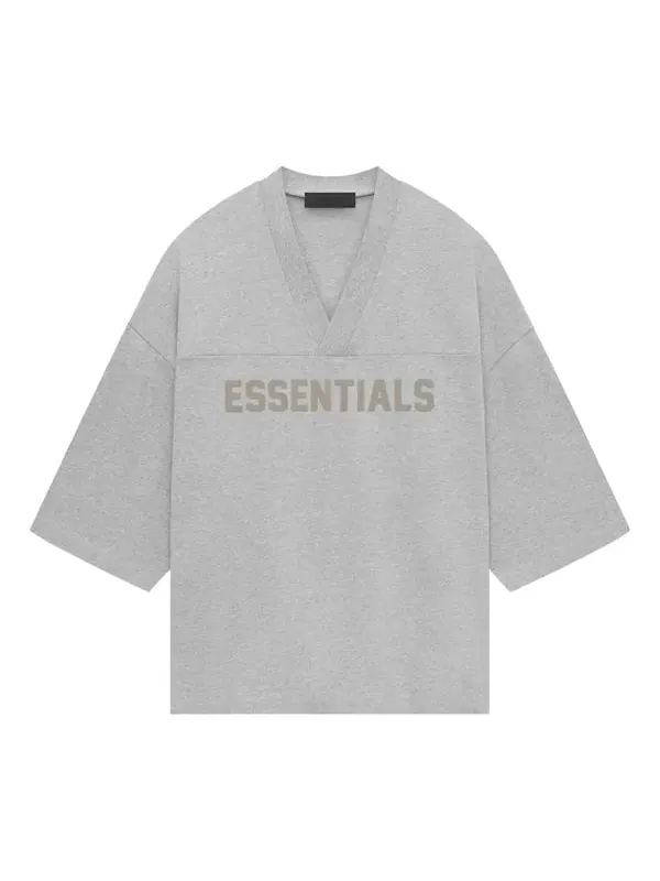 Футболка heavy jersey football t-shirt 'light heather grey' Fear Of God Essentials — изображение 1 из 2, серый