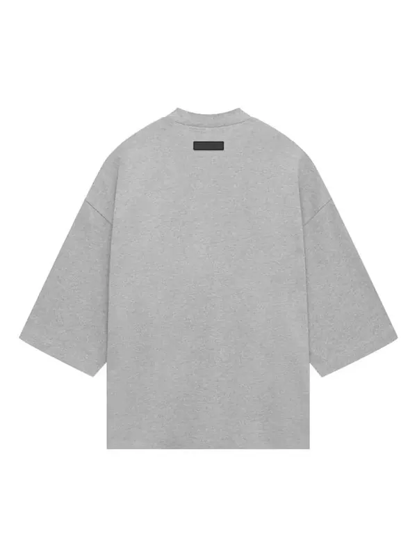 Футболка heavy jersey football t-shirt 'light heather grey' Fear Of God Essentials — изображение 2 из 2, серый