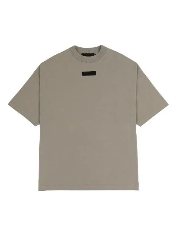 Футболка Fear of God Essentials SS24 drop2 Crewneck T-Shirt 'Seal' — изображение 1 из 2, бежевый