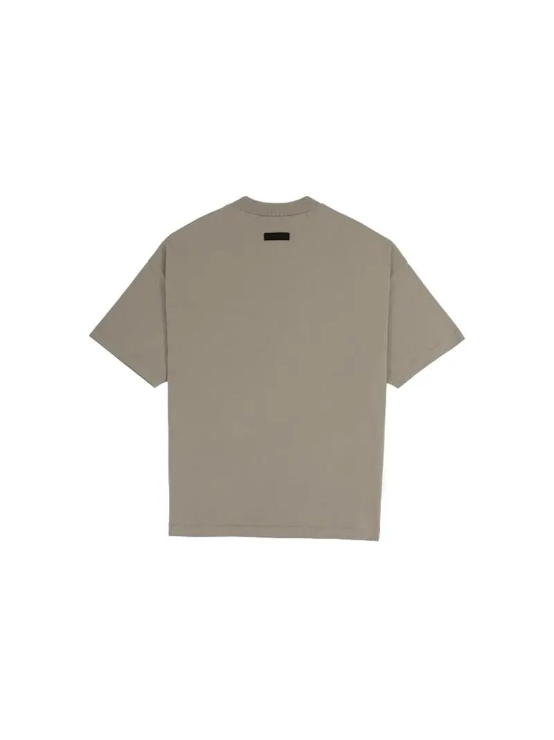Футболка Fear of God Essentials SS24 drop2 Crewneck T-Shirt 'Seal' — изображение 2 из 2, бежевый