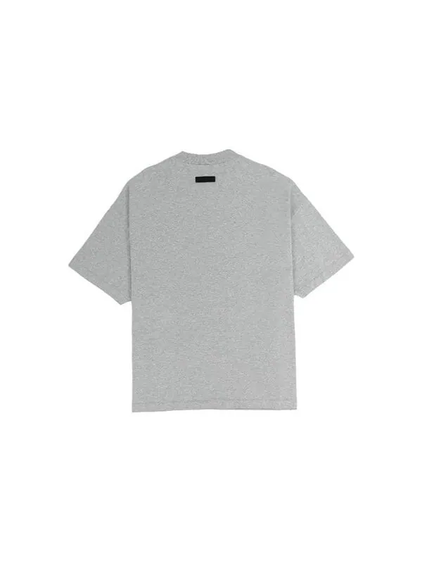 Футболка ss24 drop2 crewneck t-shirt 'light heather grey' Fear Of God Essentials — изображение 2 из 2, светлый серый