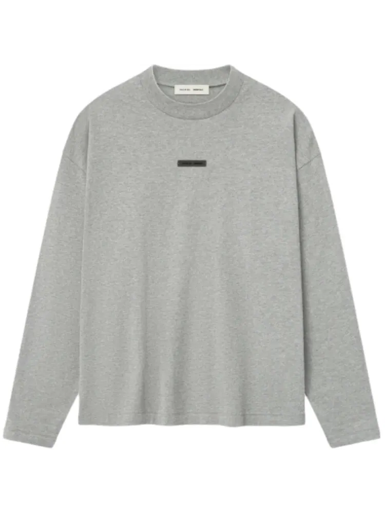 Лонгслив Fear of God Essentials Classic — изображение 1 из 6, зеленый