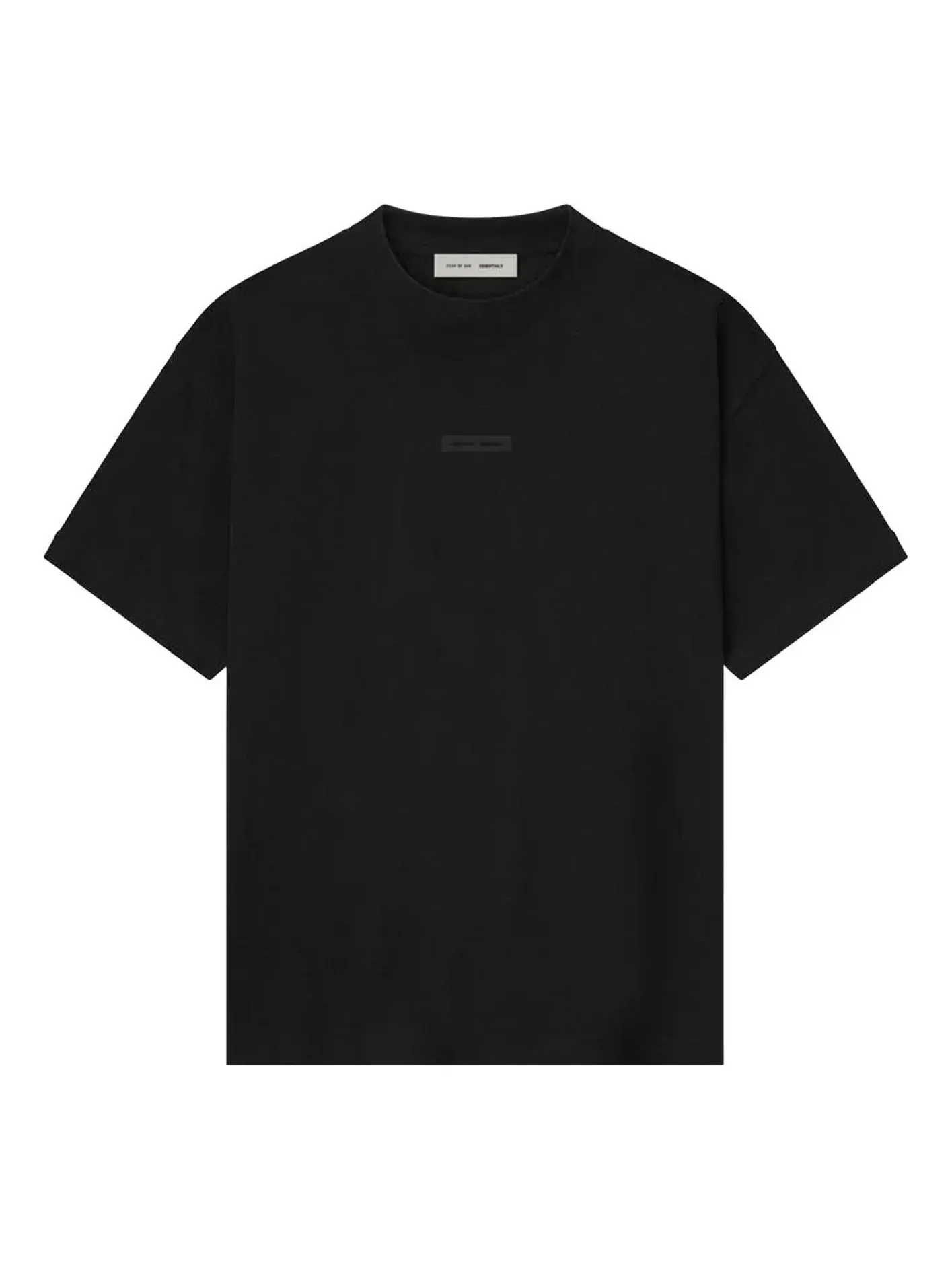 Футболка с коротким рукавом Fear of God Essentials 25FW, цвет «черный уголь» — изображение 1 из 2