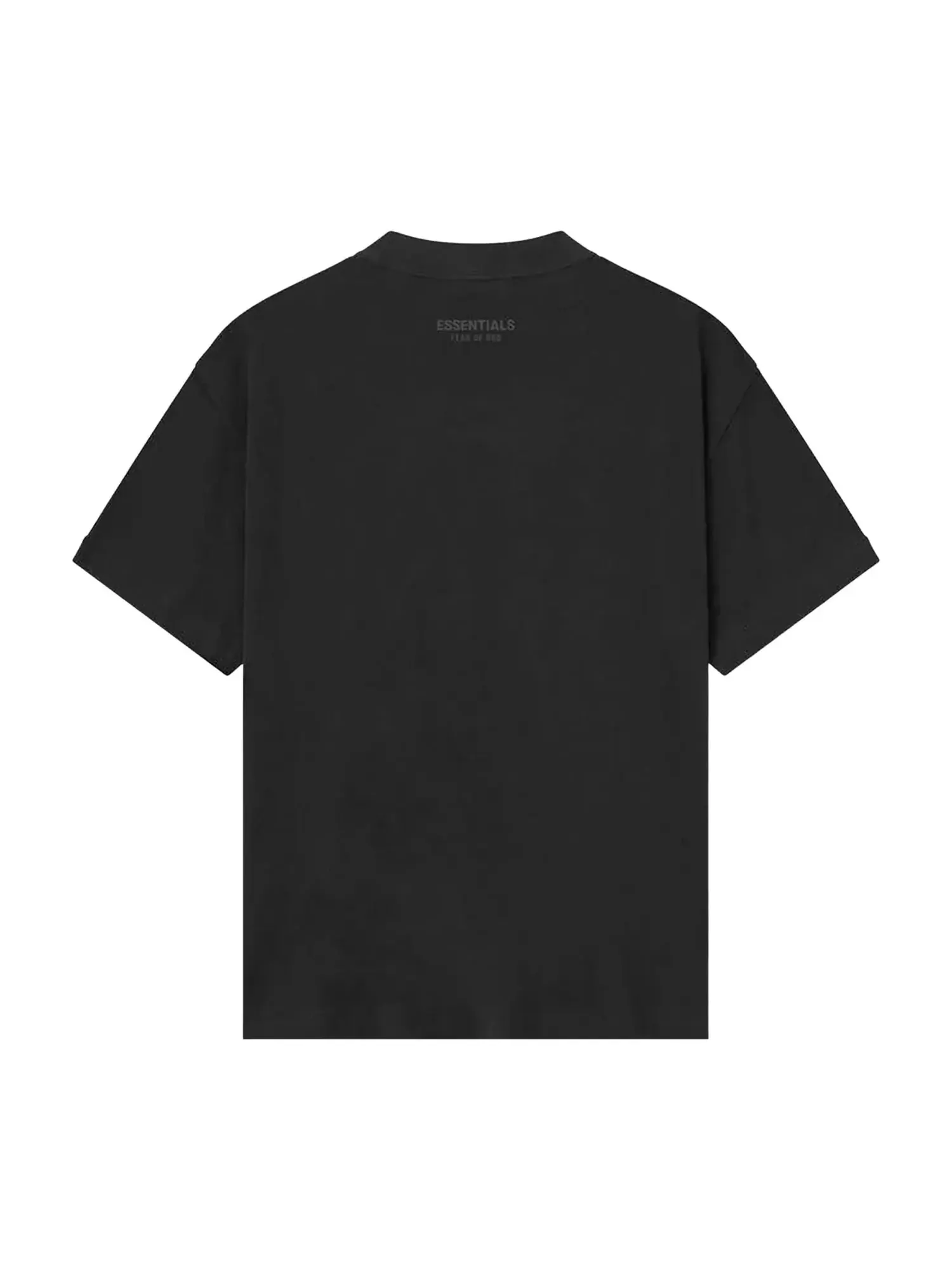 Футболка с коротким рукавом Fear of God Essentials 25FW, цвет «черный уголь» — изображение 2 из 2