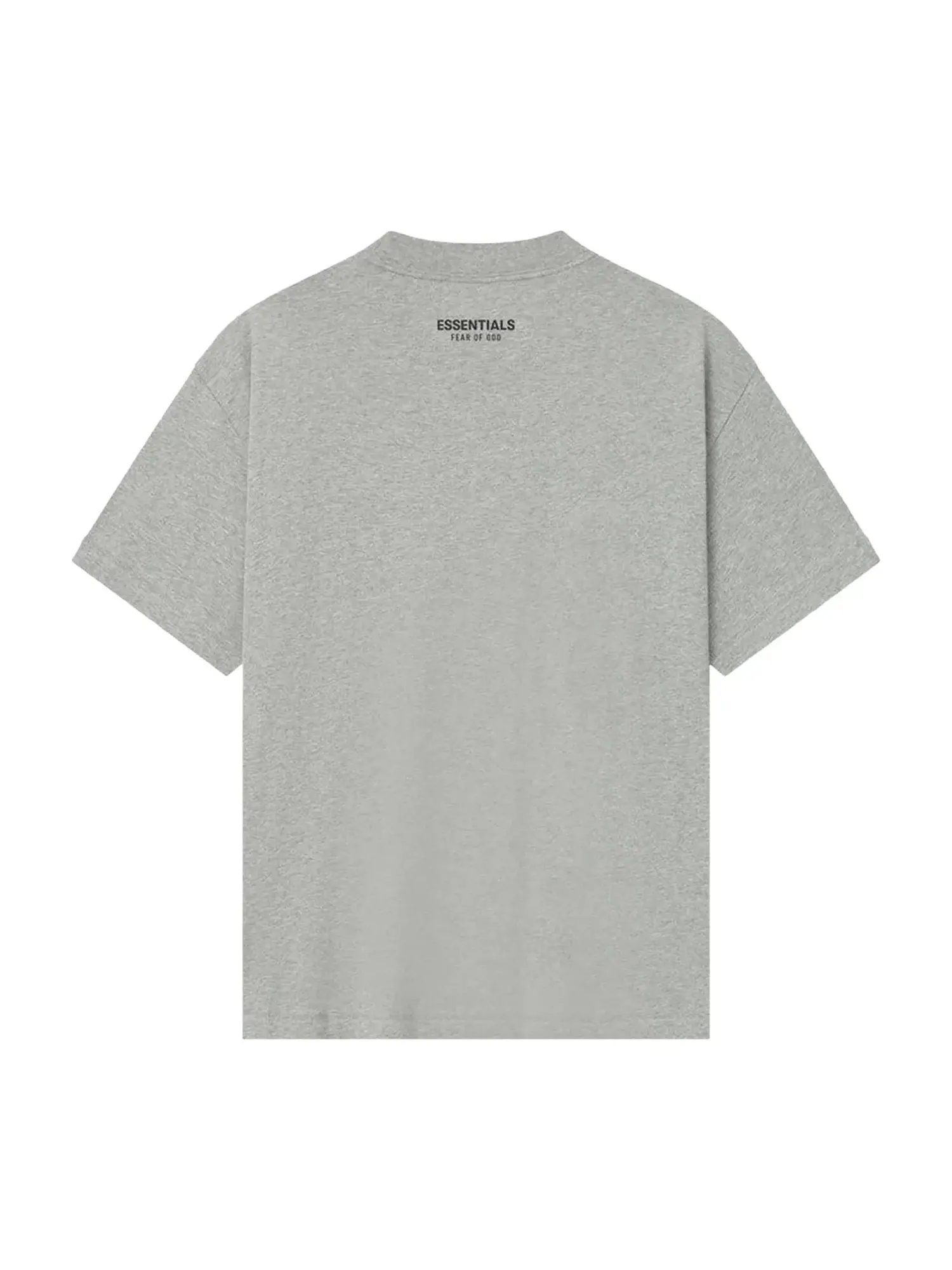 Футболка с коротким рукавом Fear of God Essentials 25FW, цвет «Бетонный меланж» — изображение 2 из 2