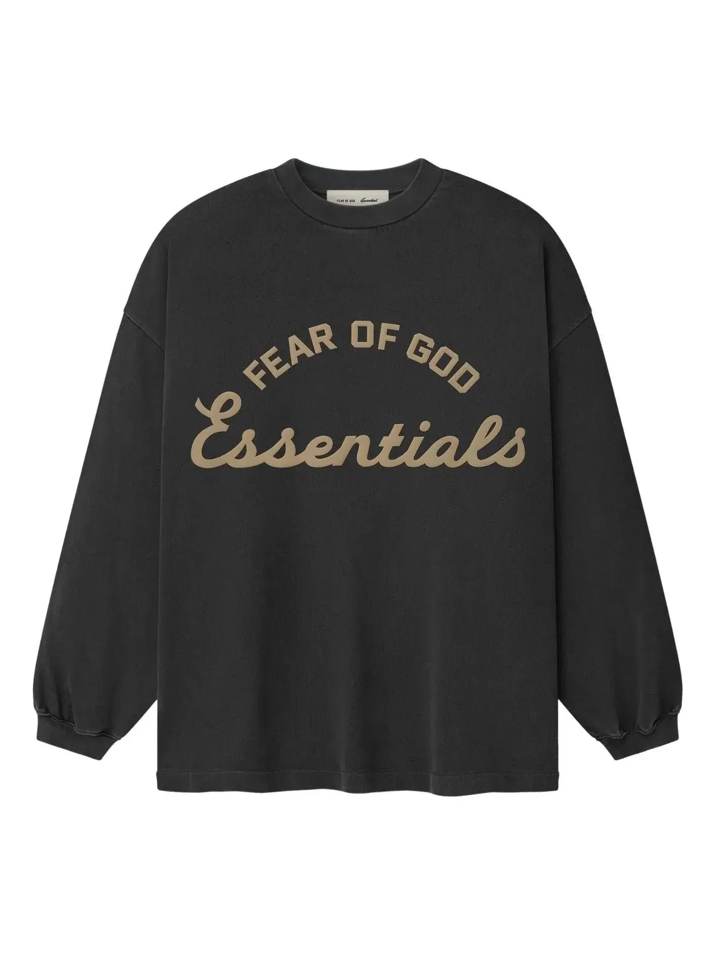 Футболка с длинным рукавом Fear of God Essentials Training в стиле 90-х — изображение 1 из 2, серый