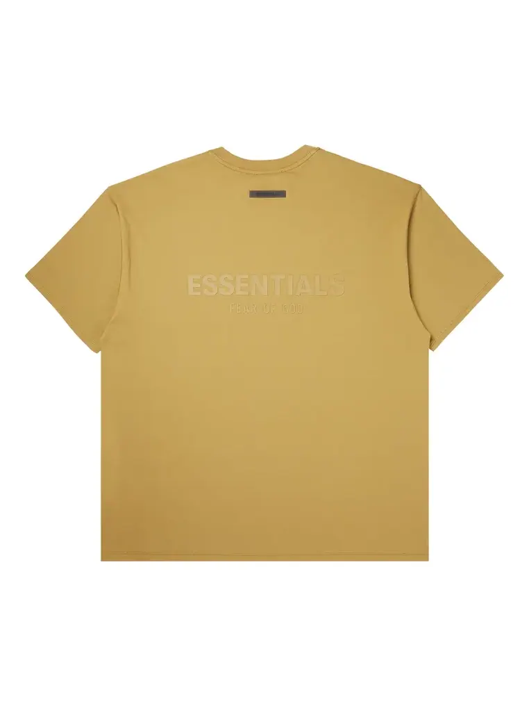Футболка Fear of God Essentials Short-Sleeve T-Shirt 'Amber' — изображение 2 из 2, желтый