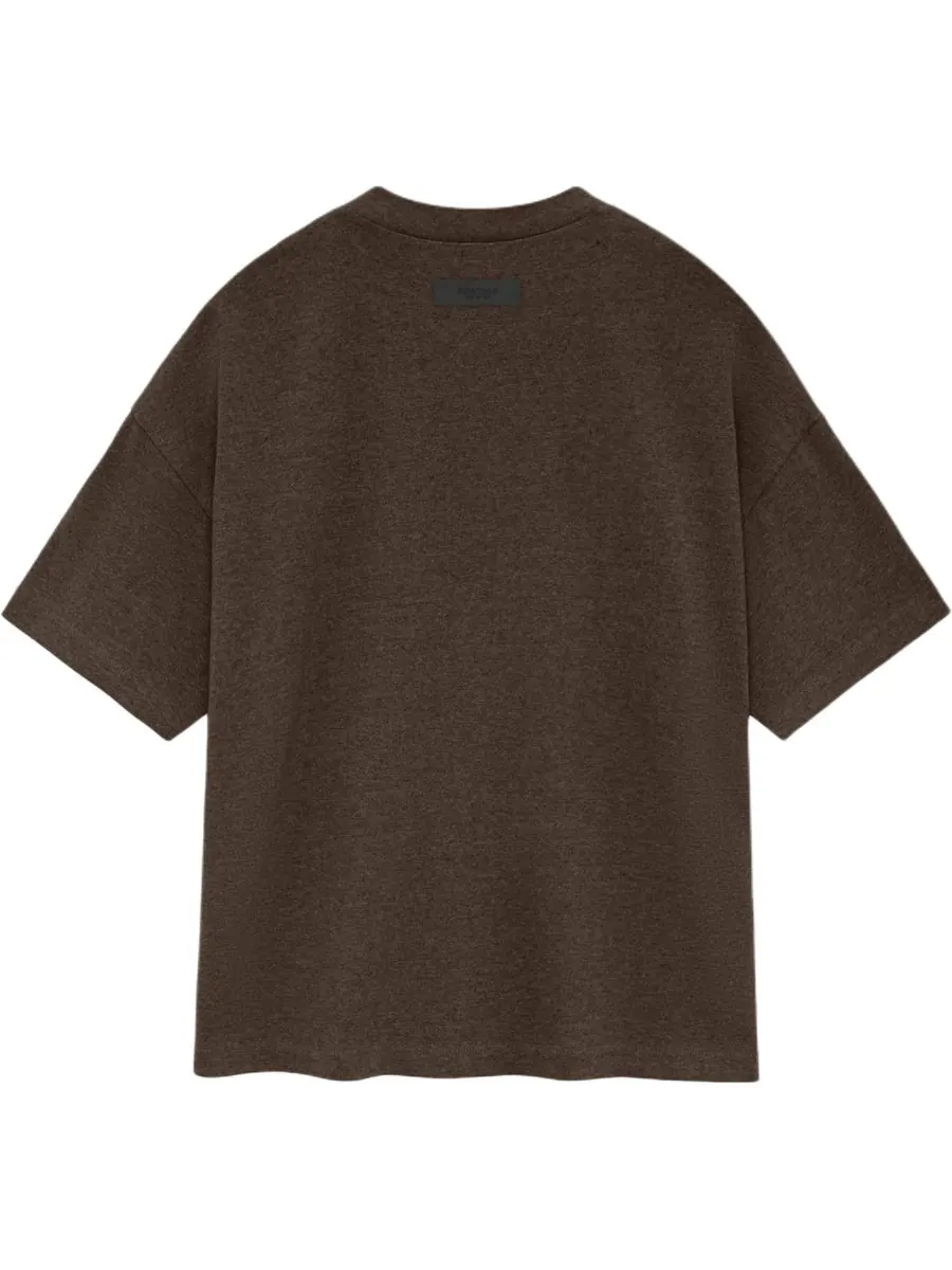 Футболка Fear of God Essentials SS24 Heavy T-shirt 'Heather Wood' — изображение 2 из 2, коричневый