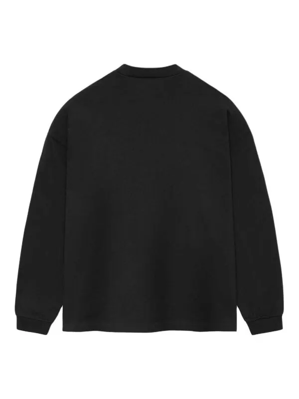 Футболка long-sleeve t-shirt 'black' Fear Of God Essentials — изображение 1 из 2, черный