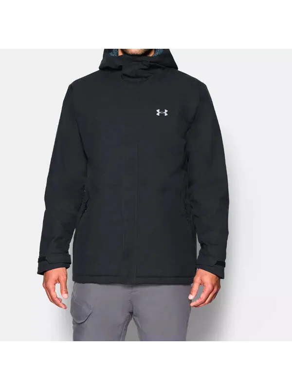 Куртка storm powerline insulated jacket 'black' Under Armour — изображение 3 из 4, черный