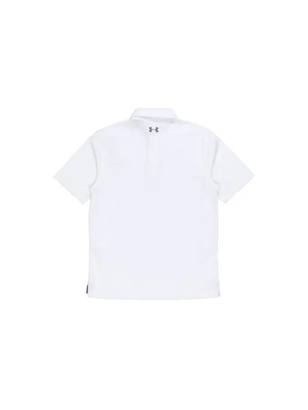 Рубашка поло tech polo shirt 'white' Under Armour — изображение 2 из 2, белый