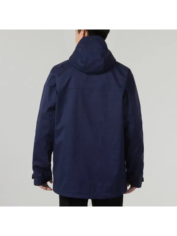 Куртка solid color leisure warm three-in-one jacket 'blue' Under Armour — изображение 3 из 4, синий