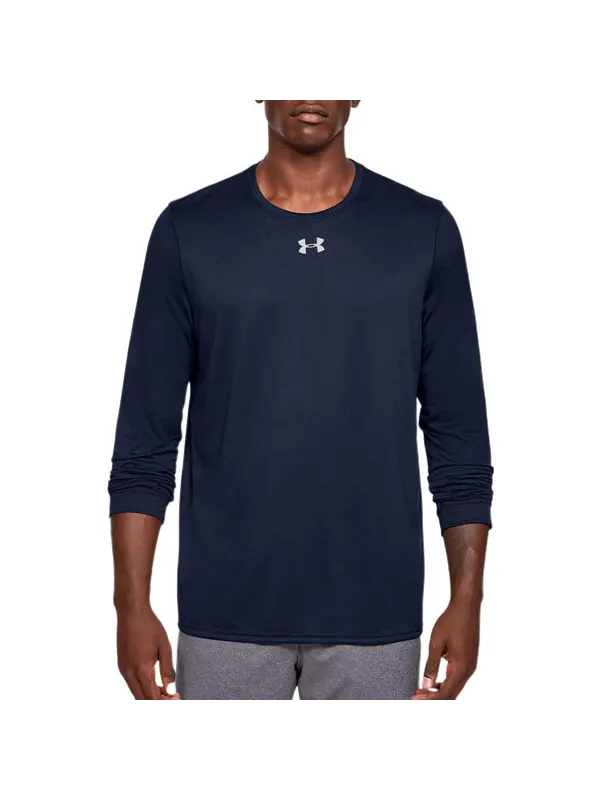 Футболка 2.0 long sleeve locker t-shirt 'navy' Under Armour — изображение 3 из 4, темно-синий