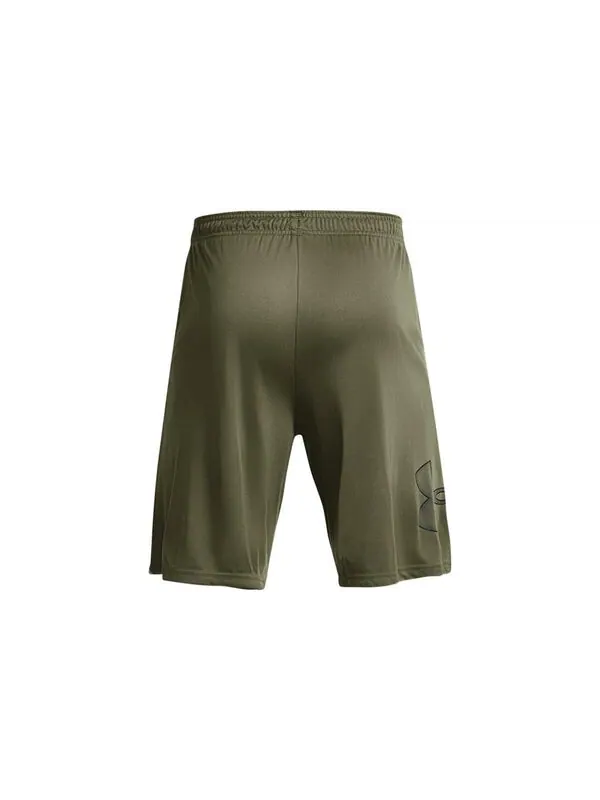 Шорты tech graphic shorts 'marine od green' Under Armour — изображение 2 из 4, зеленый/черный