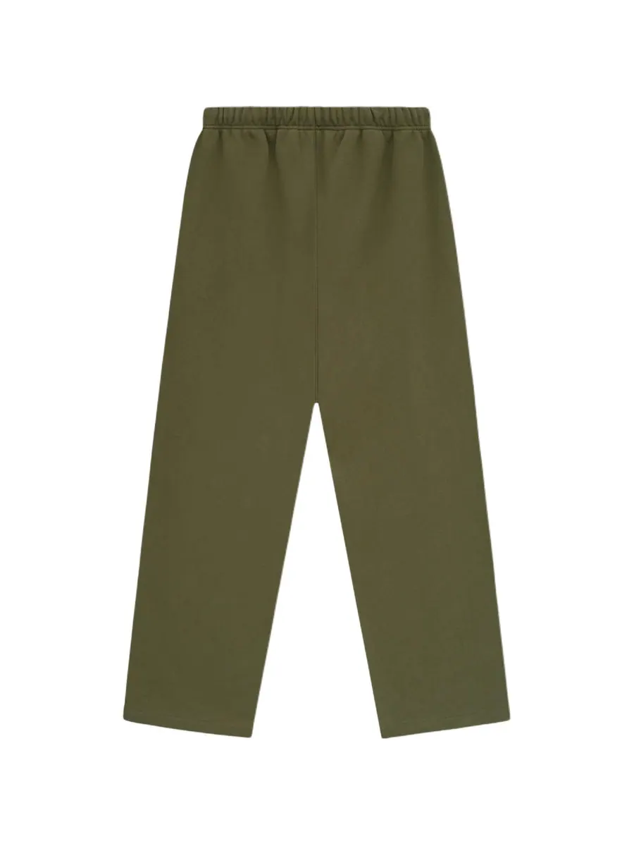 Спортивные брюки Fear of God Essentials Fall24 BACK TO SCHOOL Fleece Relaxed Sweatpant 'Olive' — изображение 2 из 5