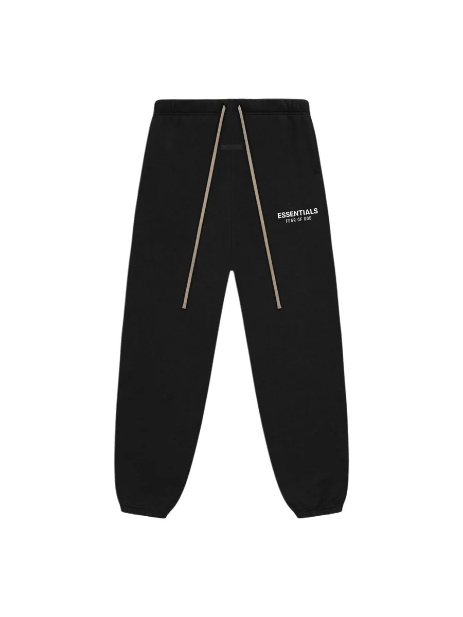 Спортивные брюки Fear of God Essentials Fleece Sweatpant 'Black' — изображение 1 из 3, черный
