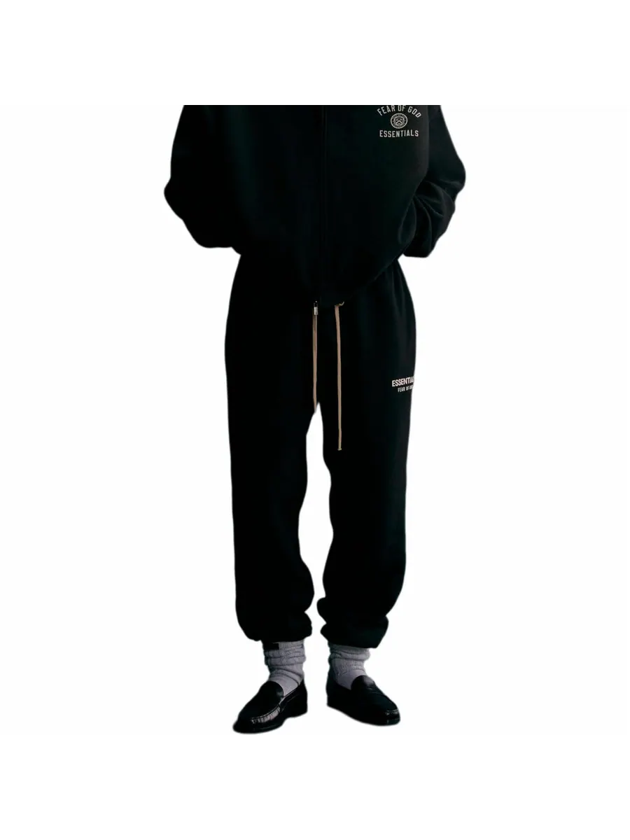 Спортивные брюки Fear of God Essentials Fleece Sweatpant 'Black' — изображение 3 из 3, черный