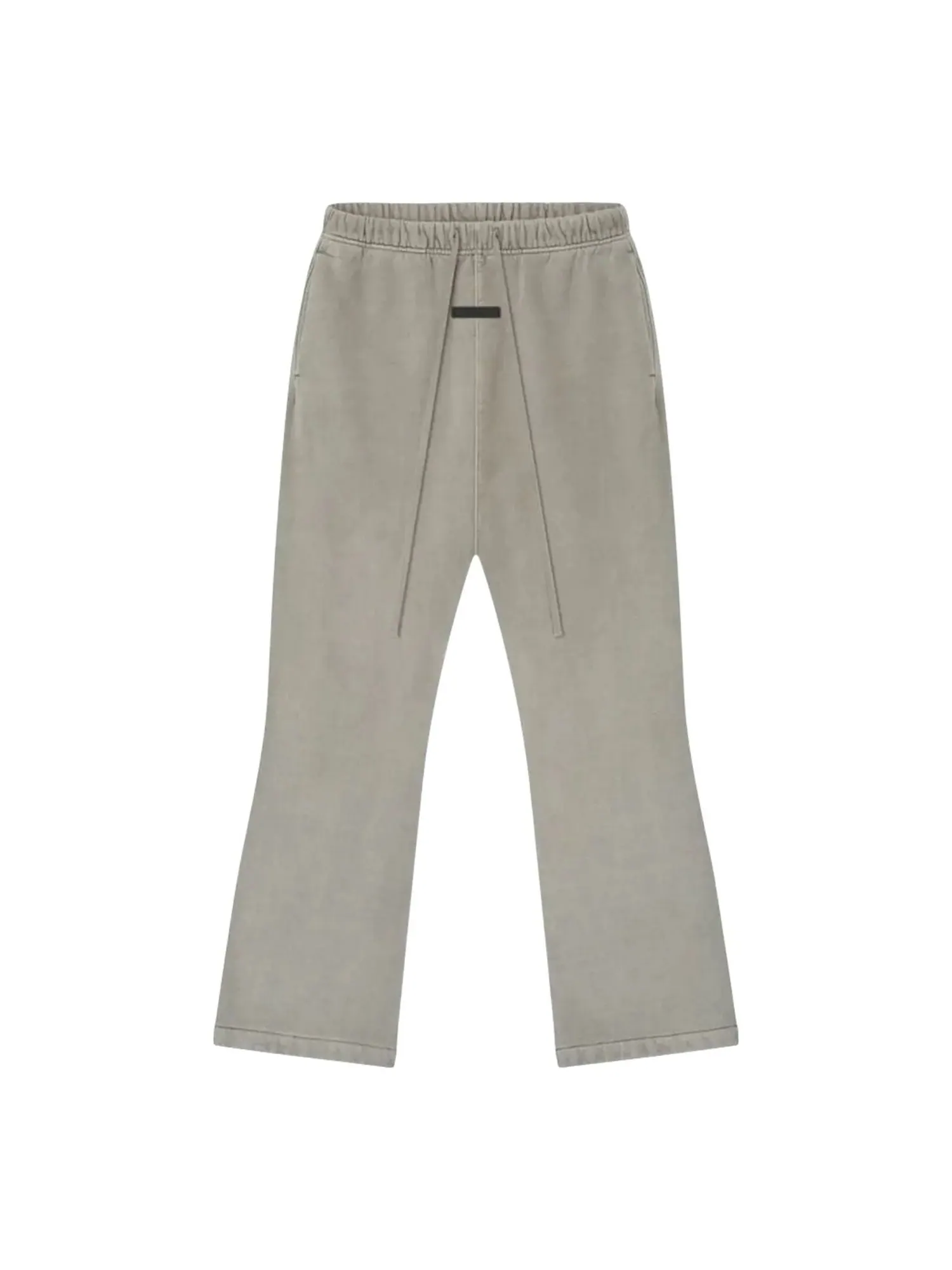 Спортивные брюки-клеш из плотного флиса Fear of God Essentials — изображение 1 из 2, серый